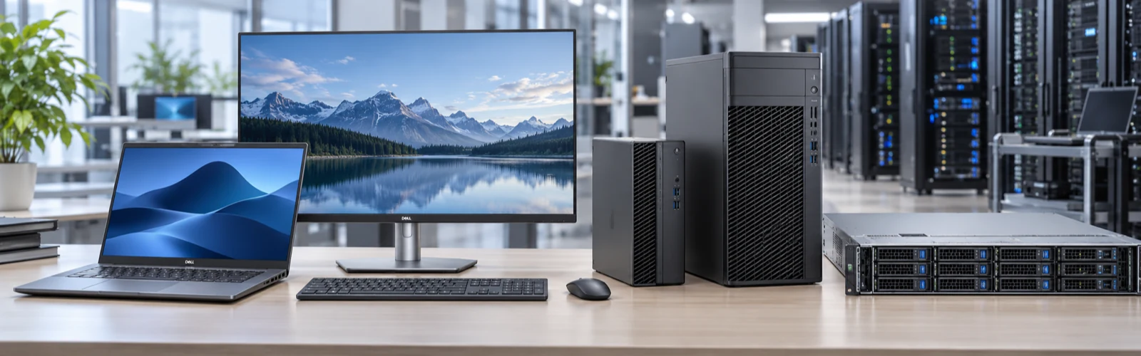 Dell 商用笔记本、台式机、工作站与 PowerEdge 服务器方案